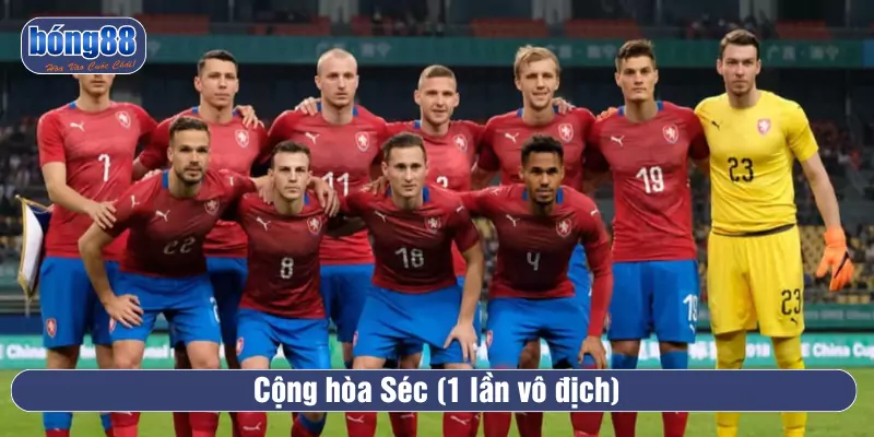 Đội bóng vô địch euro cộng hòa séc