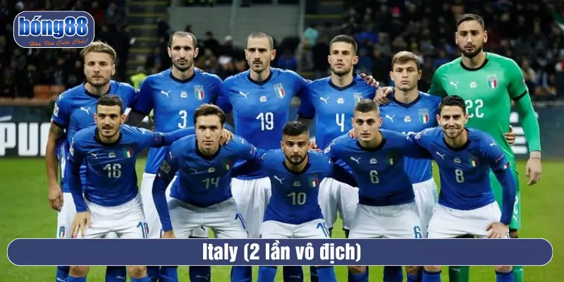 Đội bóng vô địch euro italy