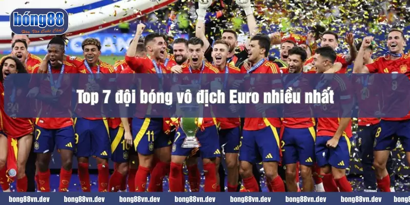 Đội bóng vô địch euro nhiều nhất