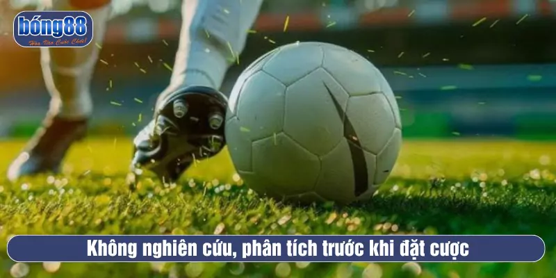 Những sai lầm khi cá độ